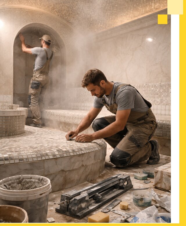 Профессиональный дизайн хамама и SPA под ключ в Севастополе