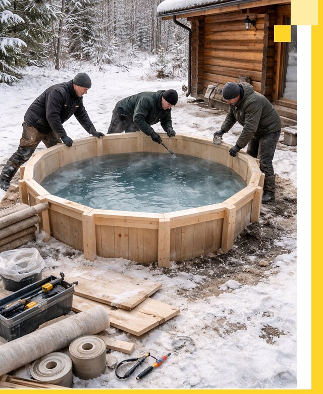 Изготовление и установка ледяных купелей под ключ в Севастополе