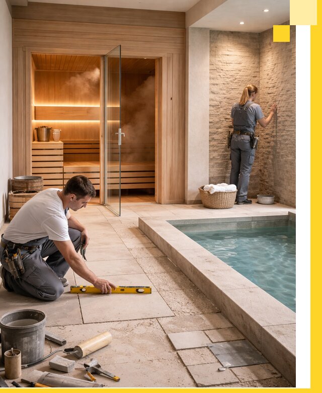 Комплексный дизайн и отделка интерьеров SPA под ключ в Севастополе